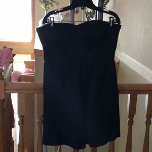Black bustier dress